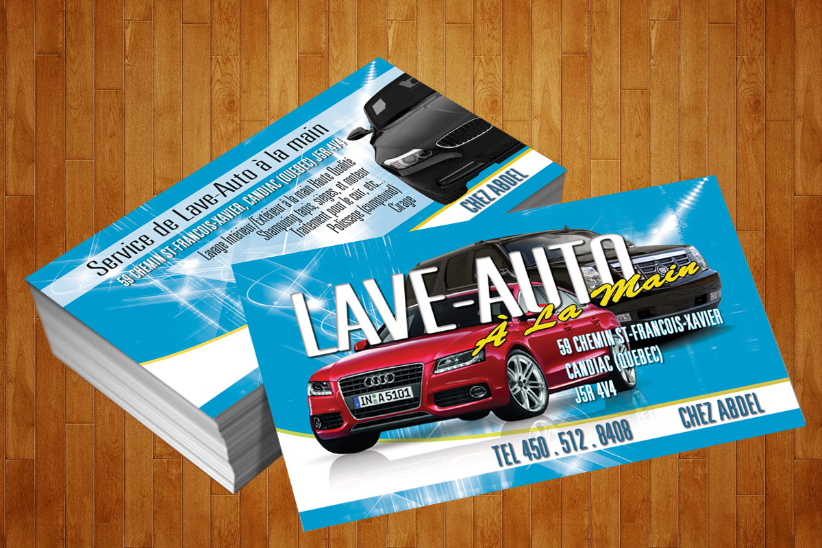 auto business cards templates 2