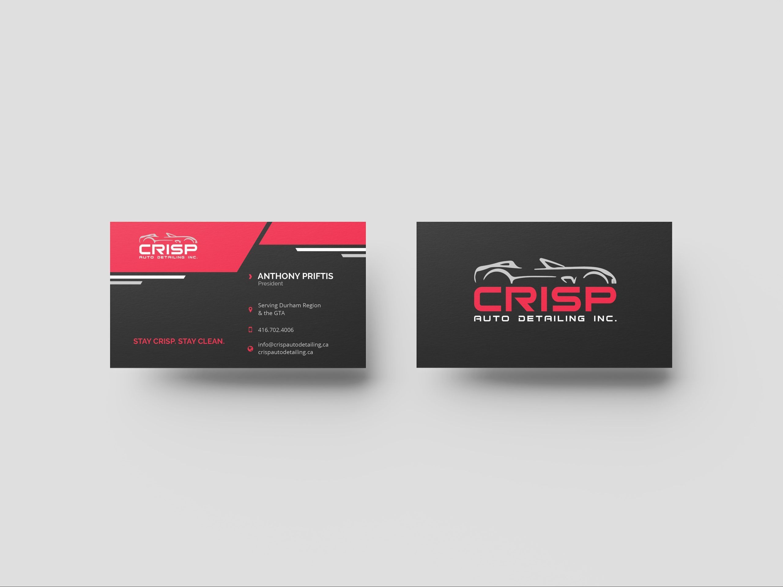 auto detailing business cards 2