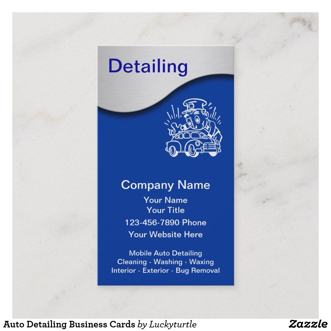 auto detailing business cards 3