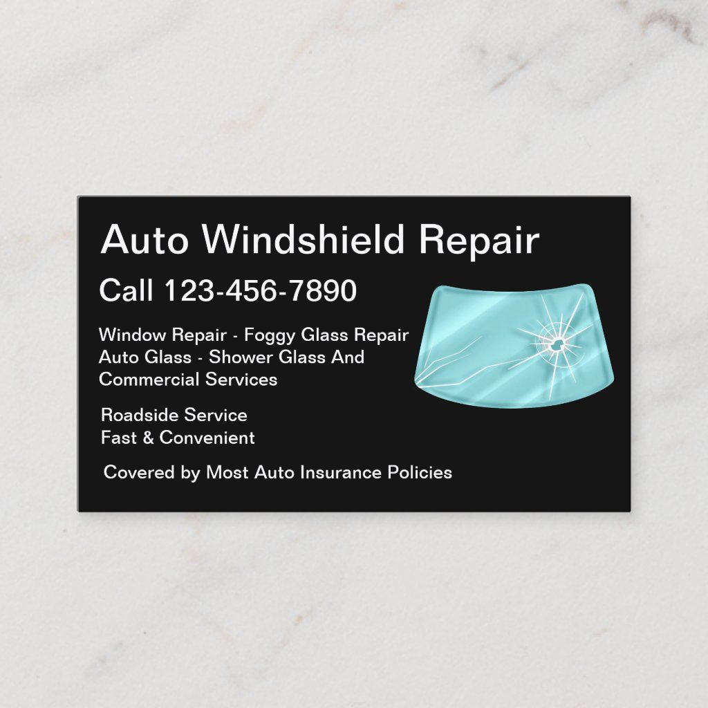 auto glass business cards 1
