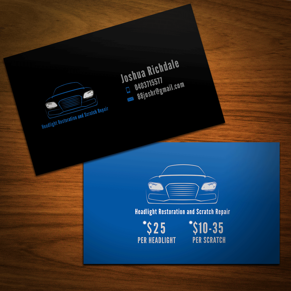 auto repair business cards 3