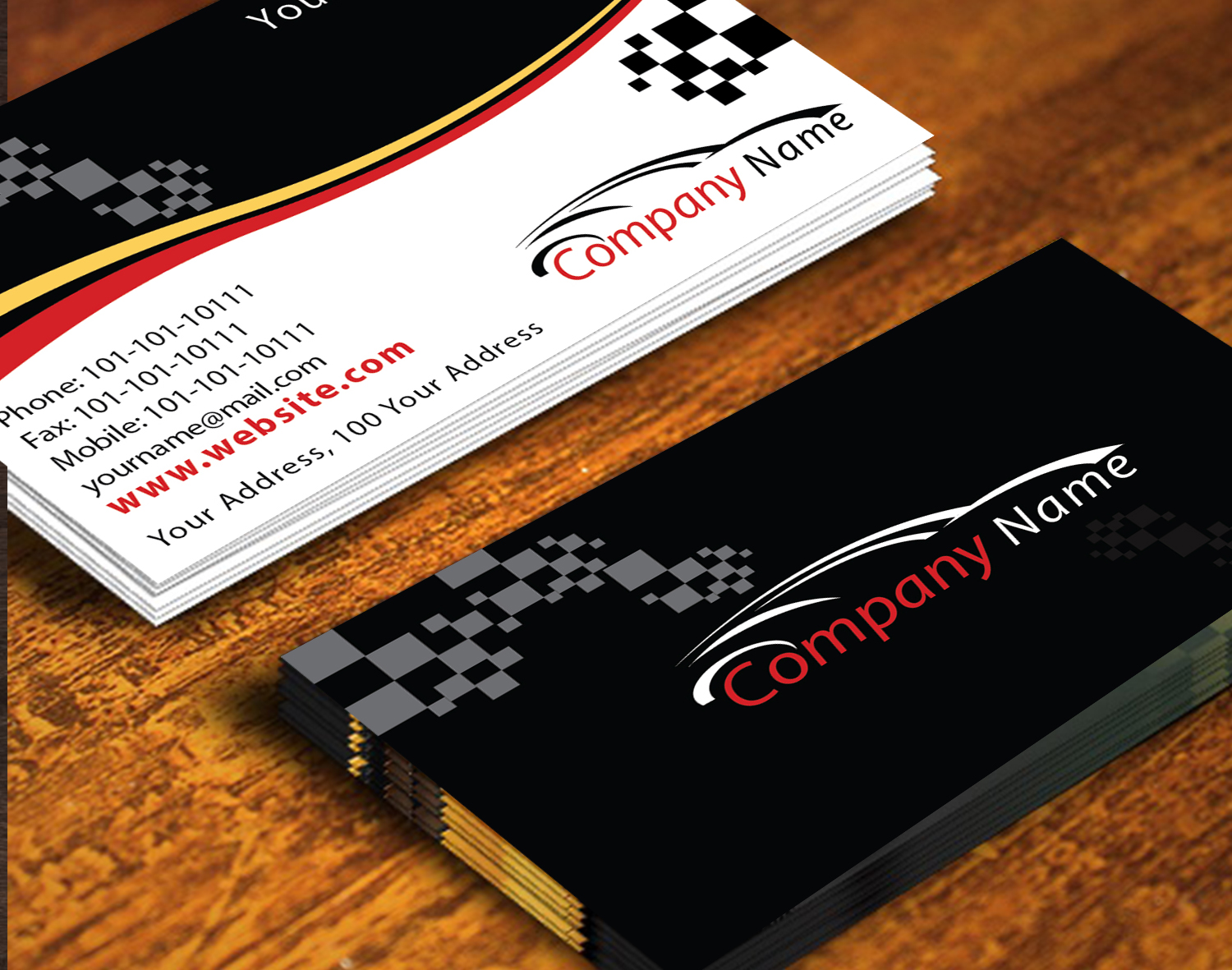 auto transport business cards 1
