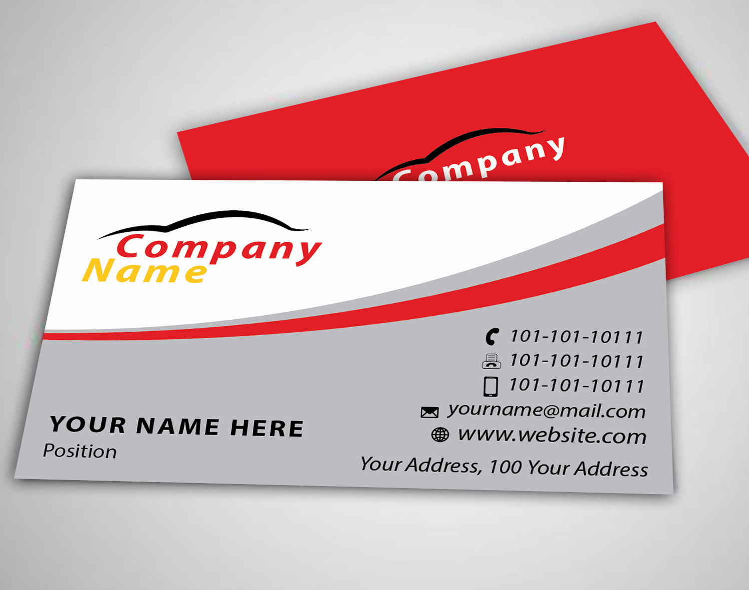 auto transport business cards 2