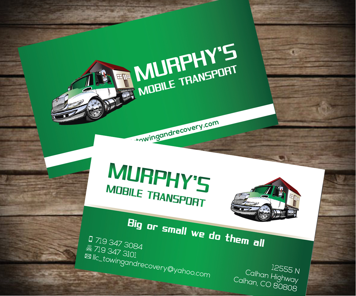 auto transport business cards 3