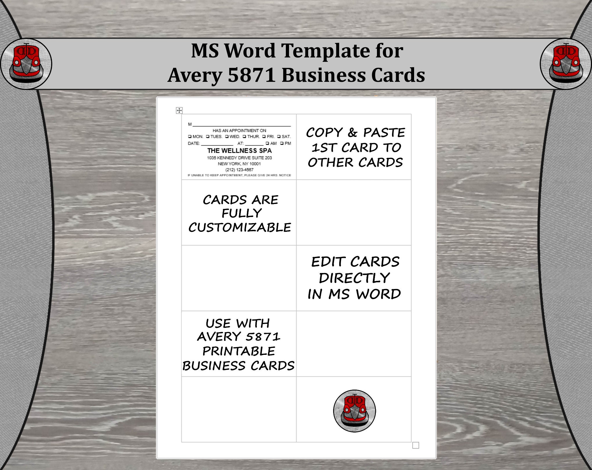 avery 5871 business cards template 1