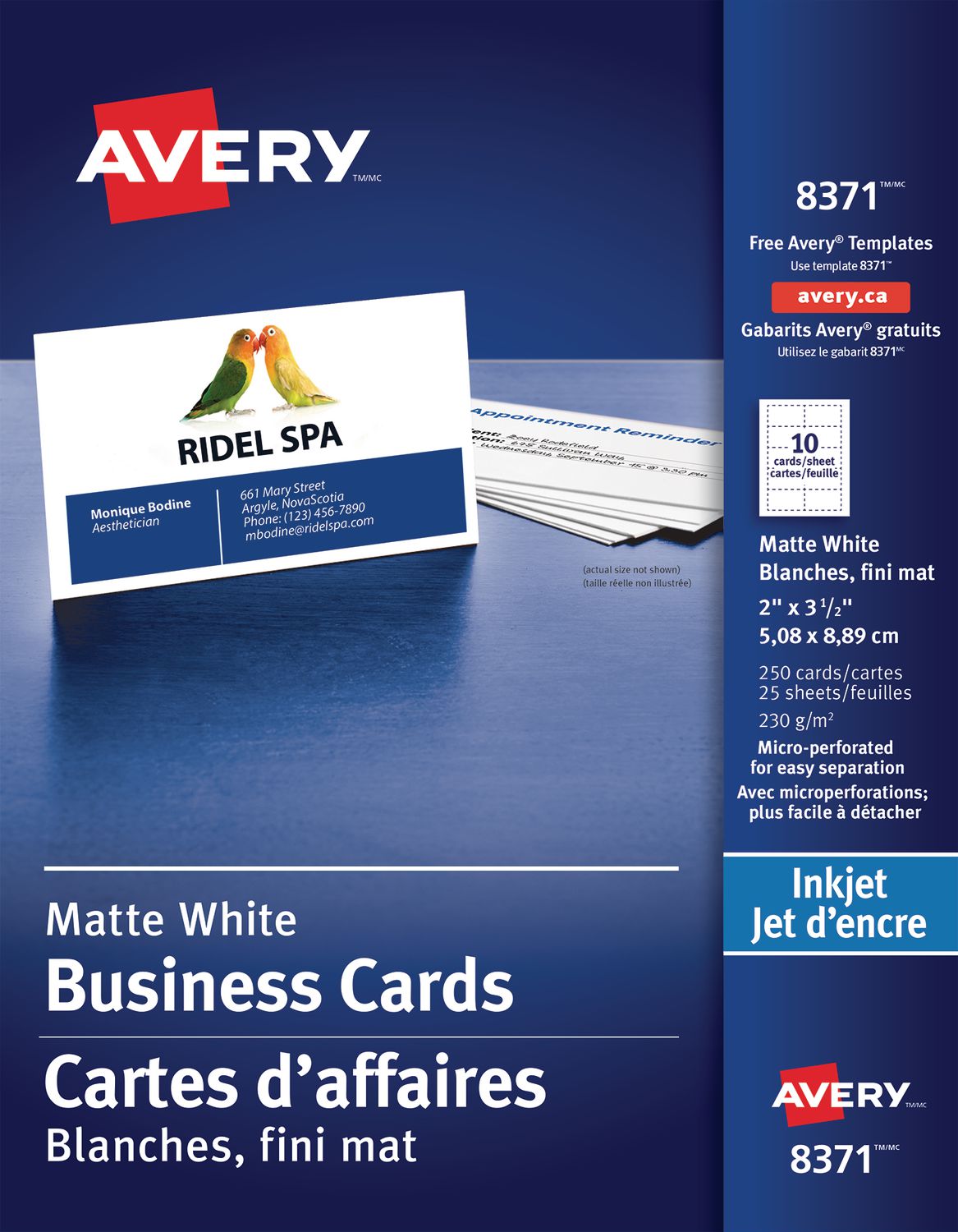 avery business cards walmart 3