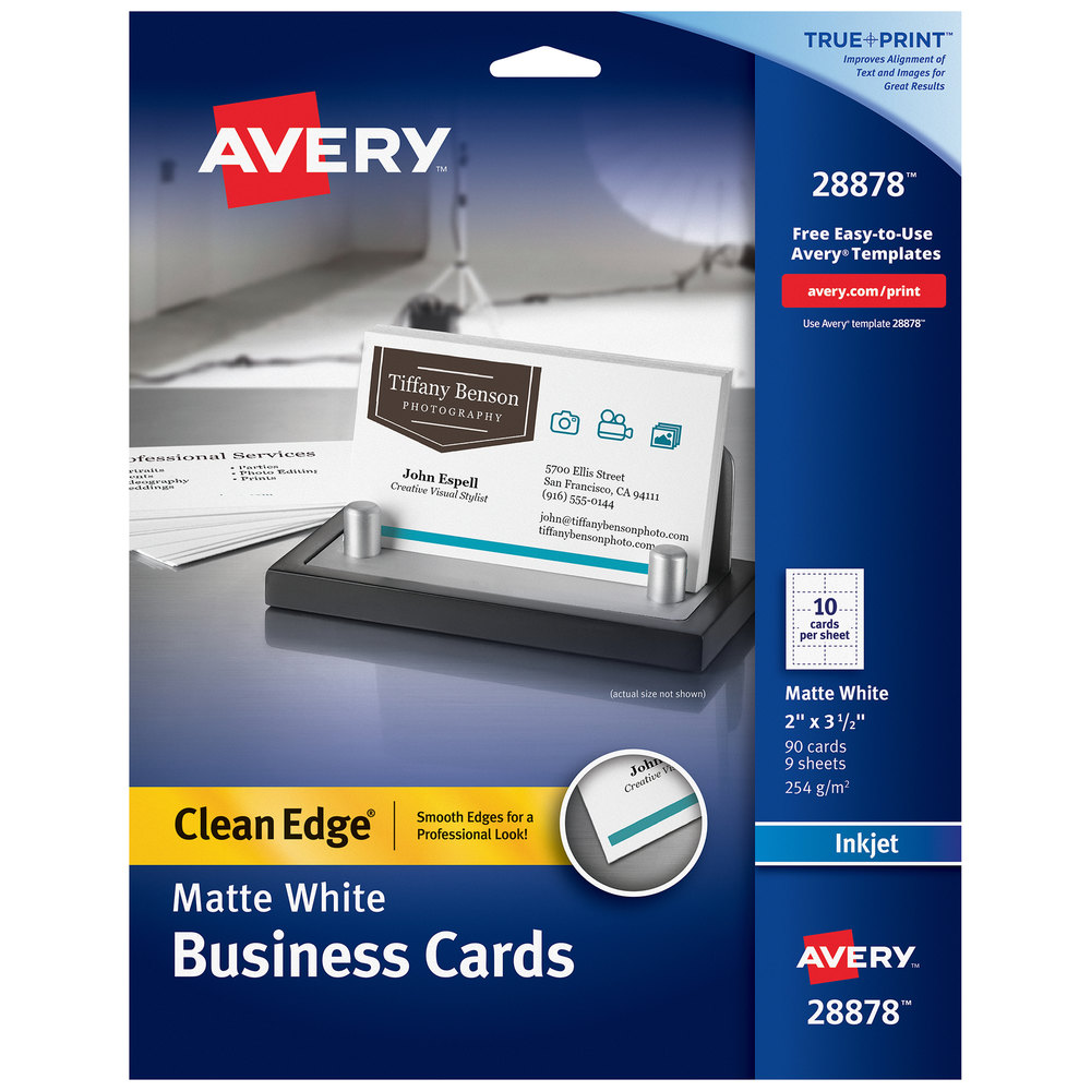 avery templates 28878 business cards 2
