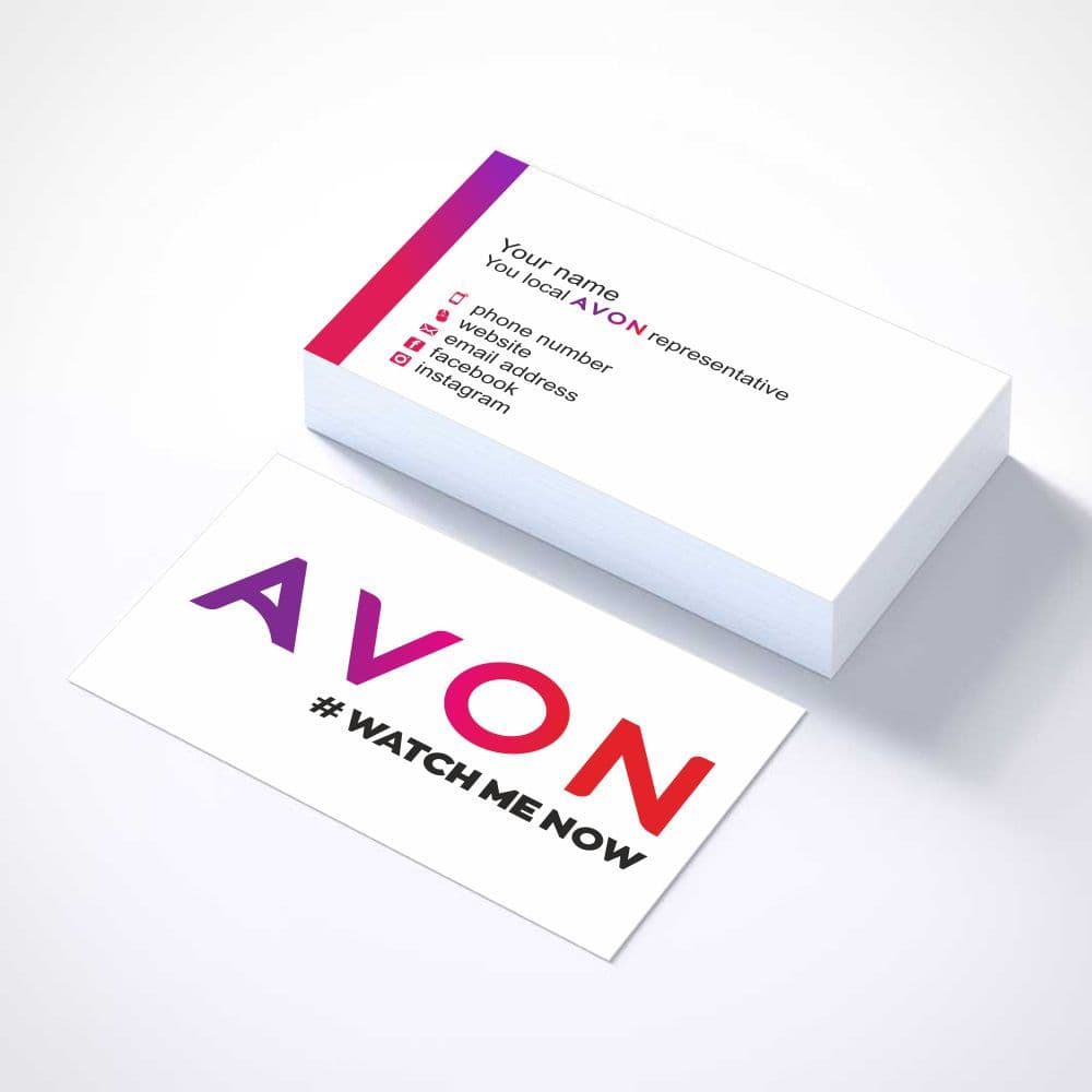 avon logos for business cards free 1