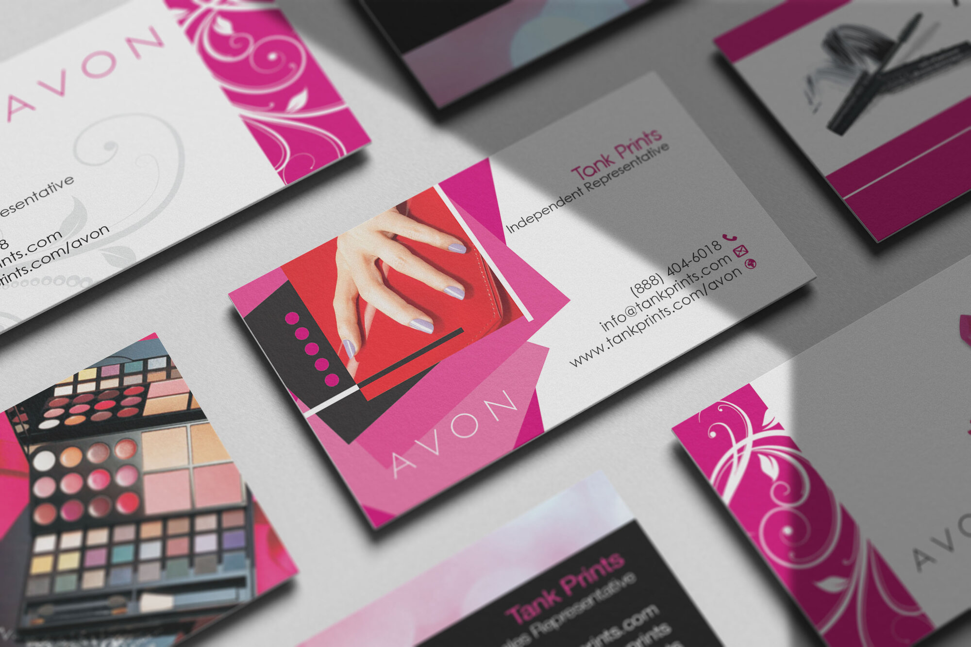 avon logos for business cards free 3