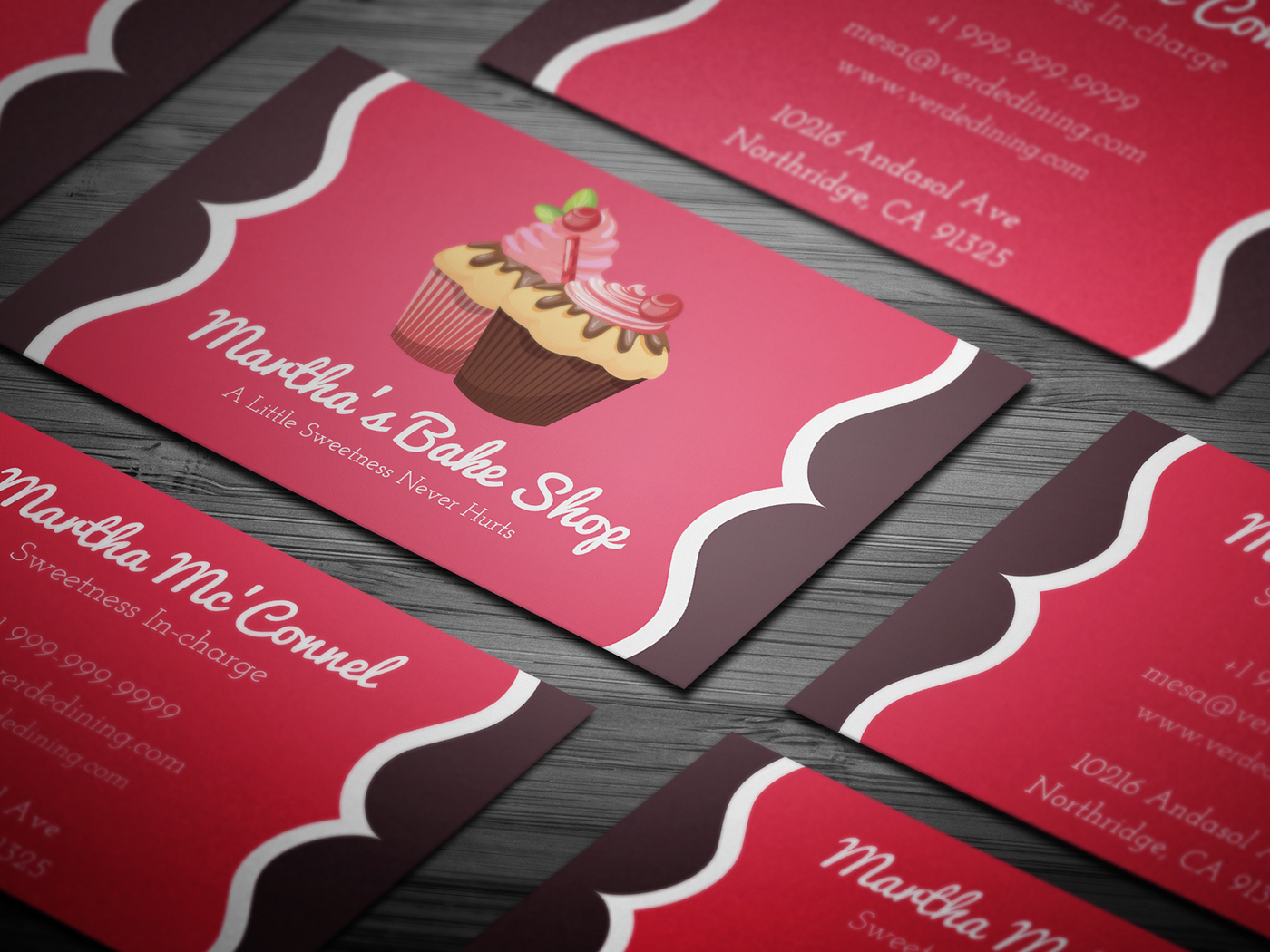 bakery business cards 3