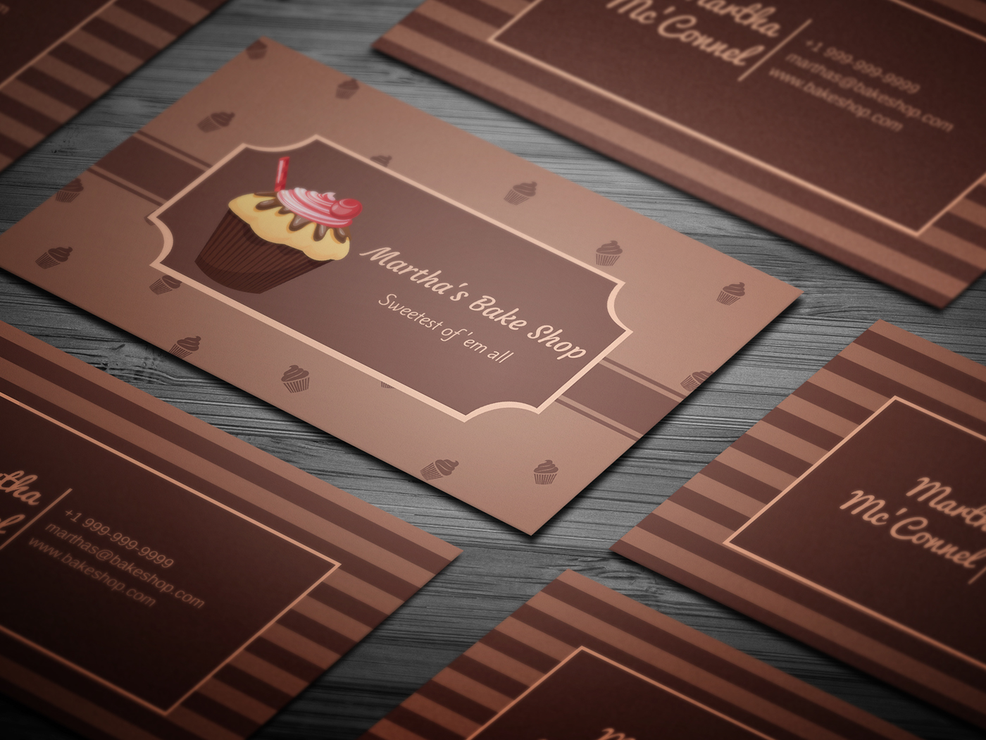 bakery business cards examples 2