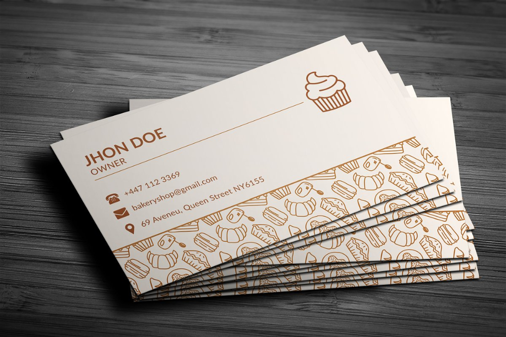 bakery business cards ideas 2