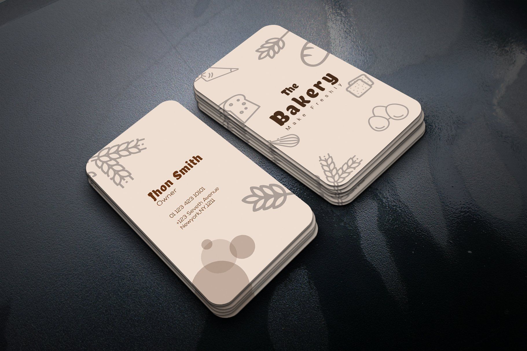 bakery business cards ideas 7