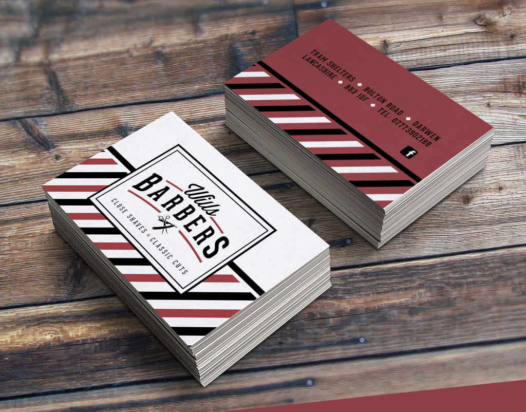 barber business cards designs 2