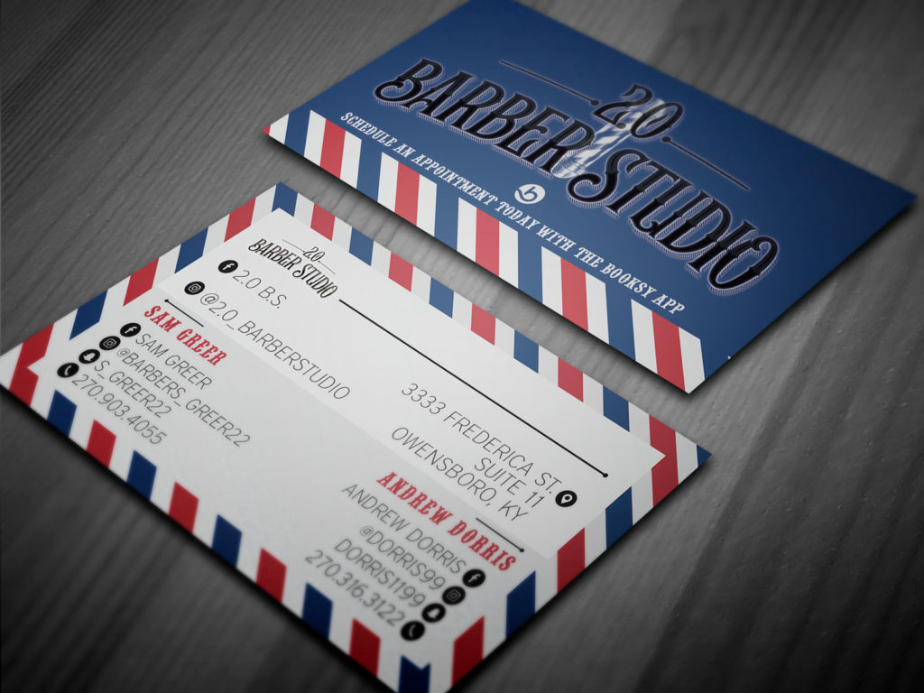 barber logos business cards 2
