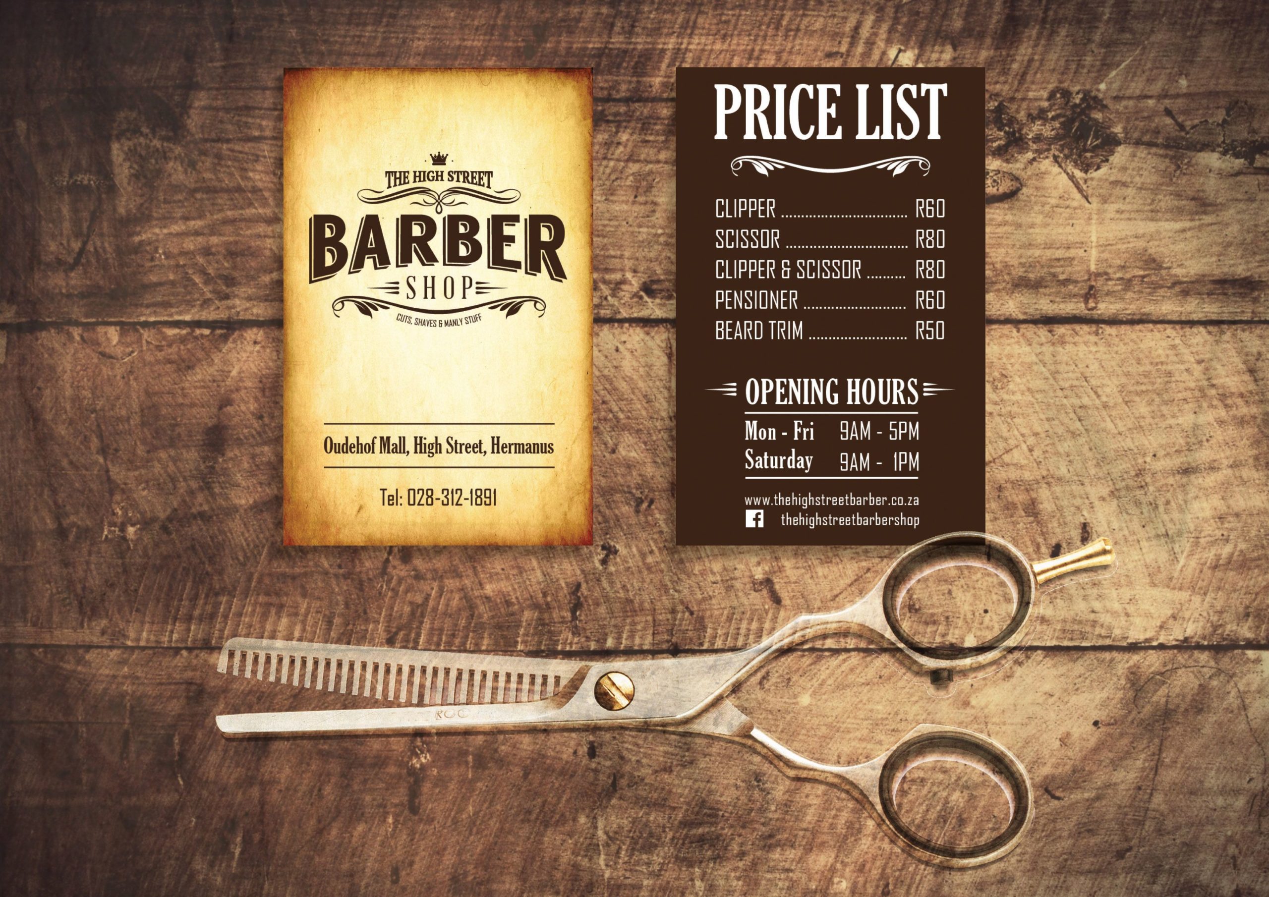 barber logos business cards 3