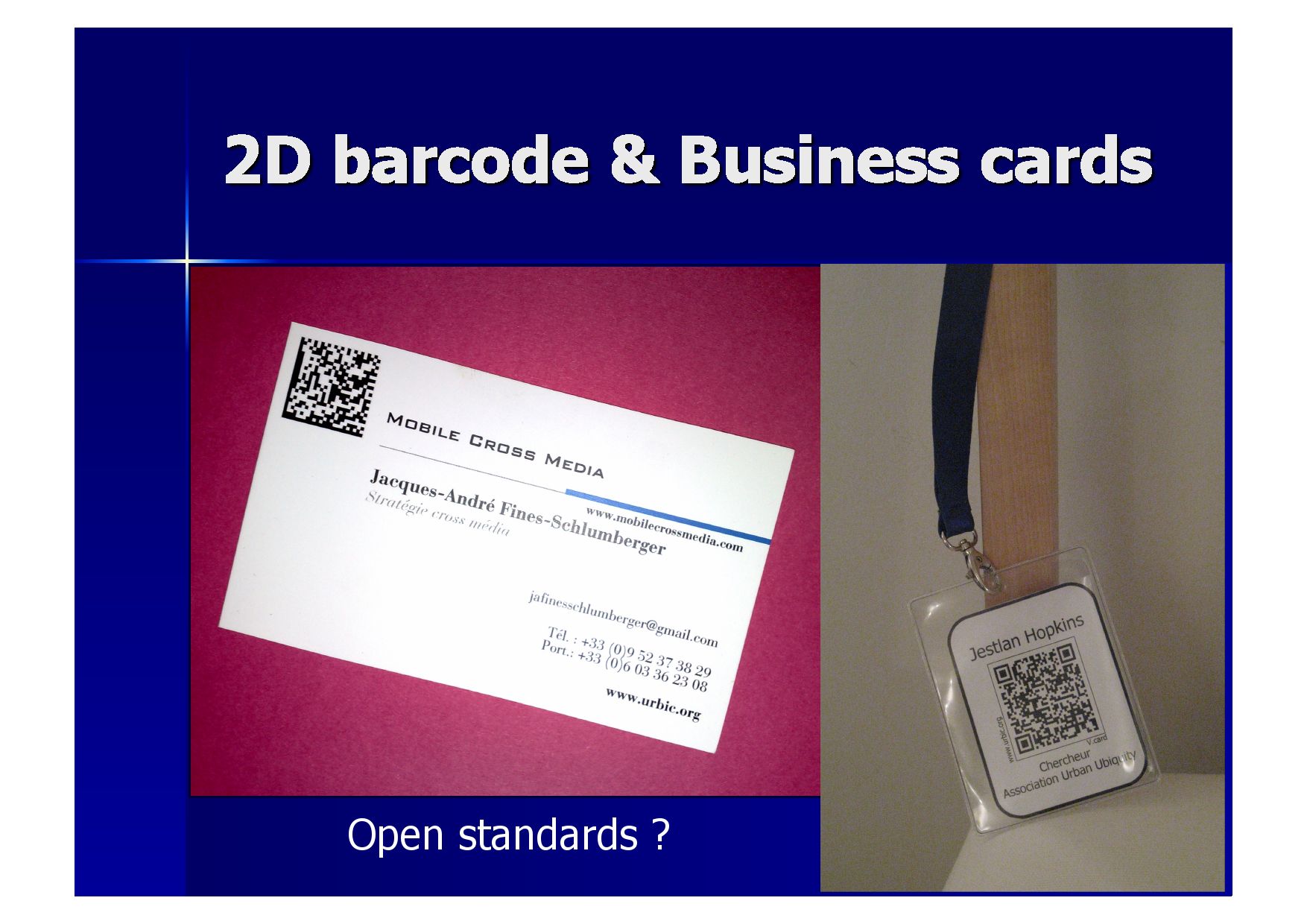 barcodes on business cards 1