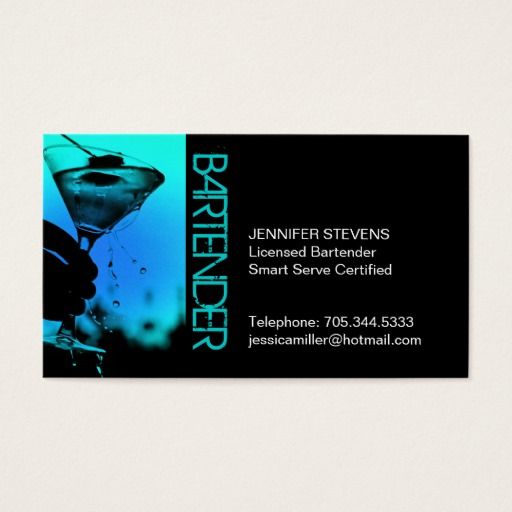 bartenders business cards 11