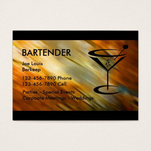 bartenders business cards 8