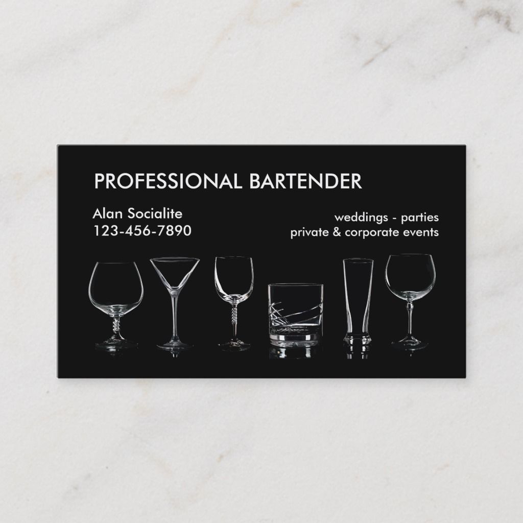 bartending business cards 3