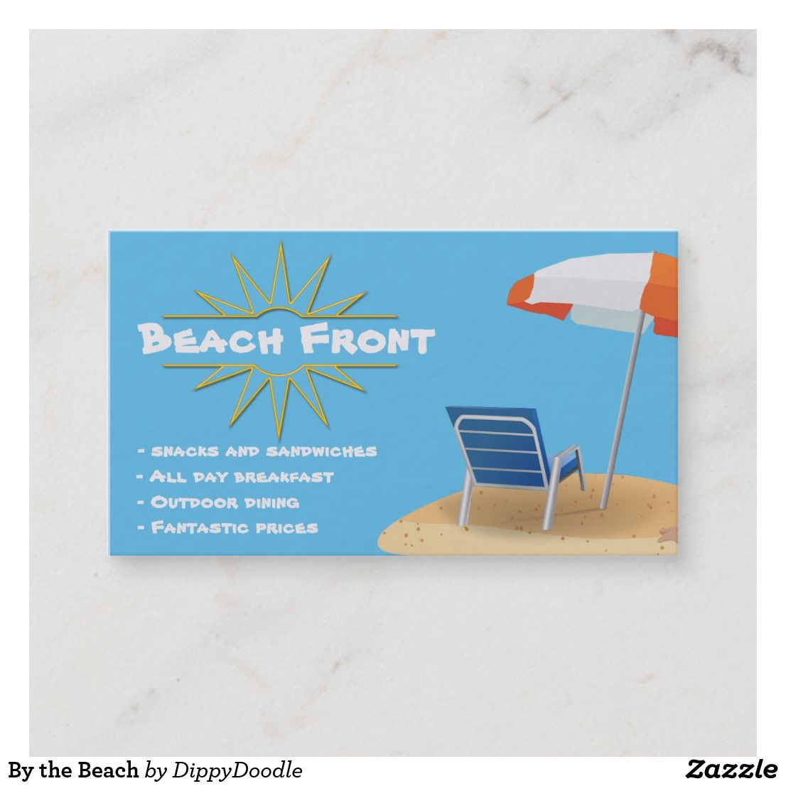 beach business cards 2