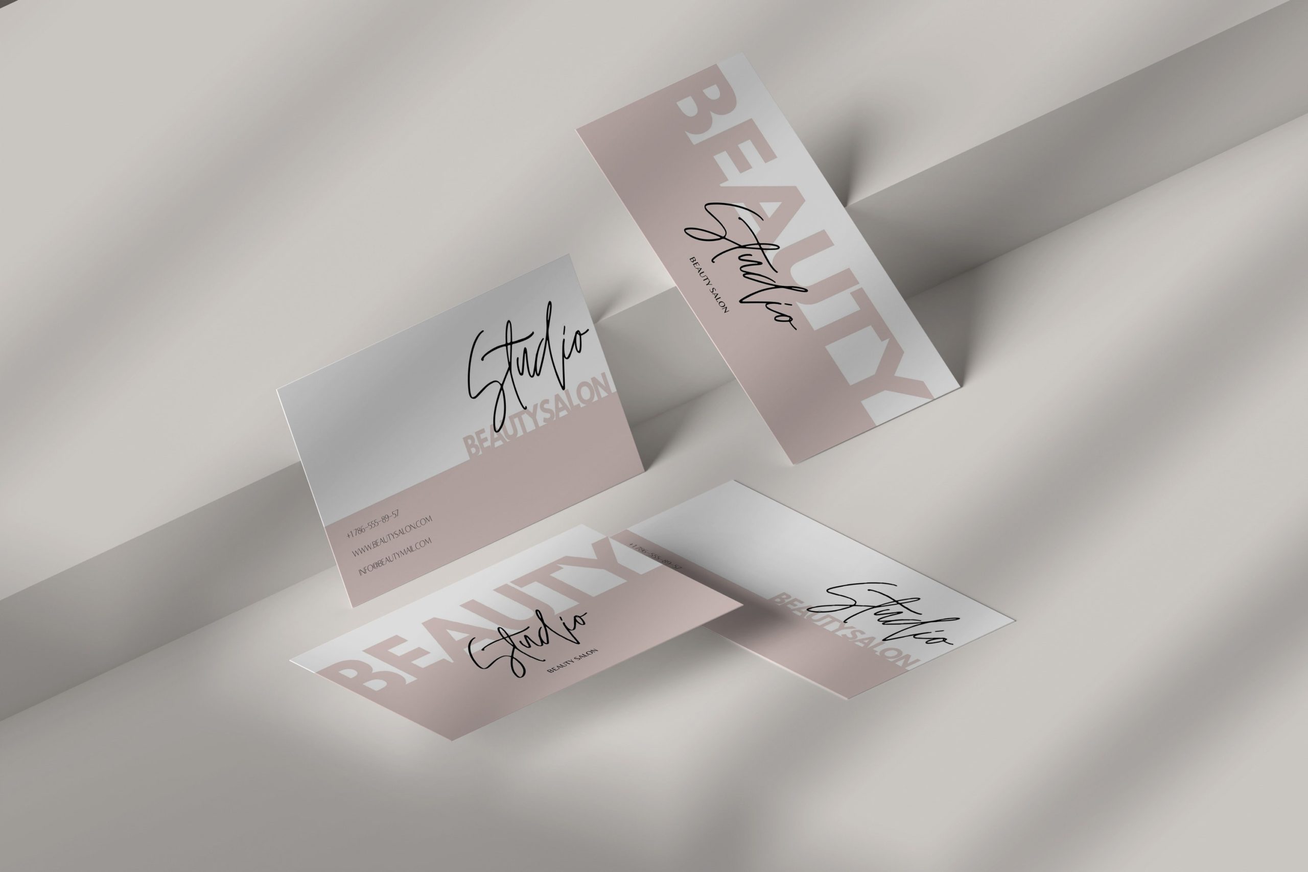 beauty business cards templates free 2