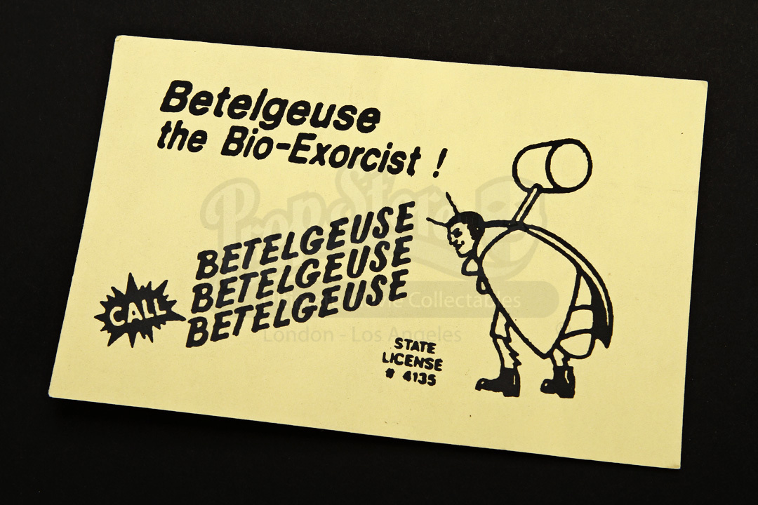 beetlejuice business cards 1