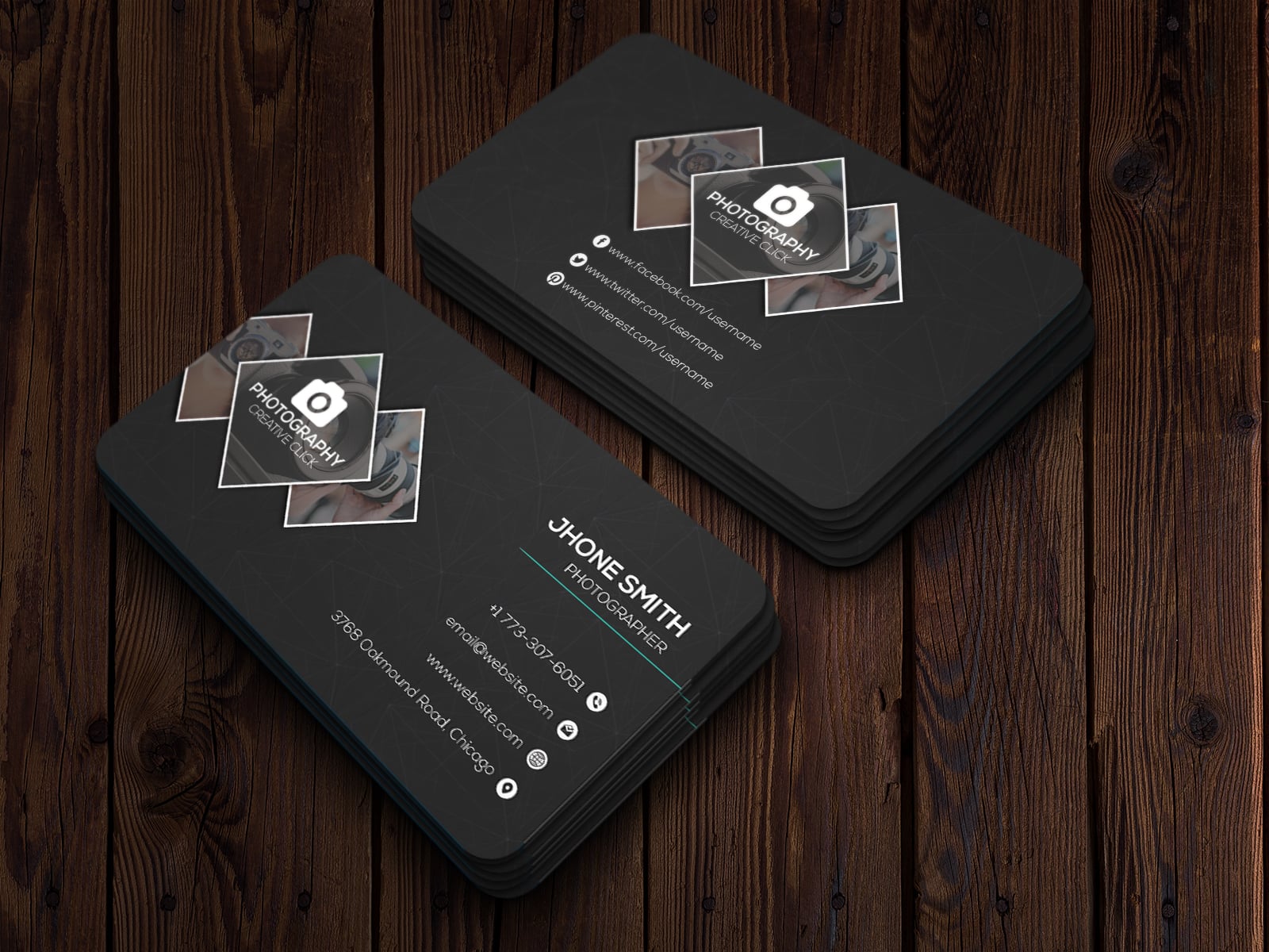 best business cards for photographers 1