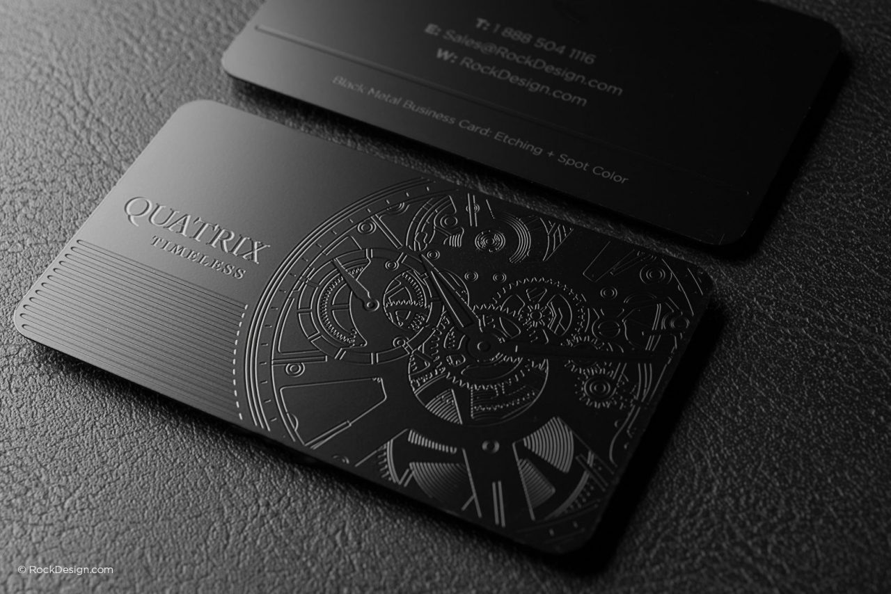 best metal business cards with qr code 2