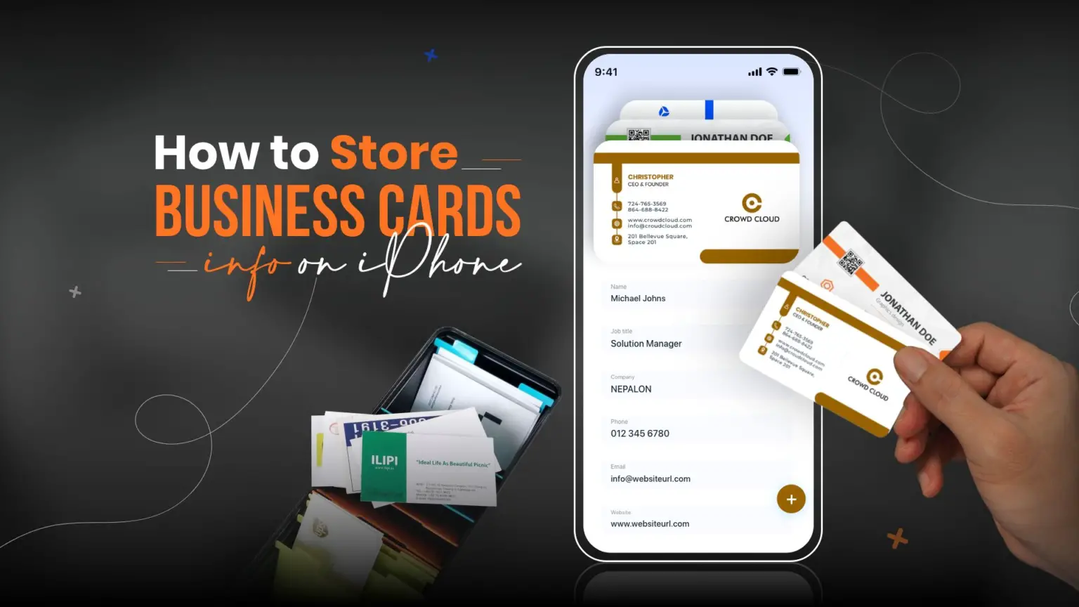 best way to store business cards 2
