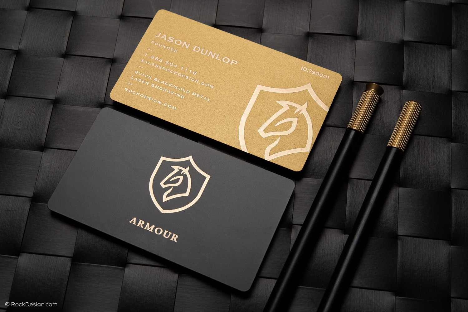 black and gold business cards 5