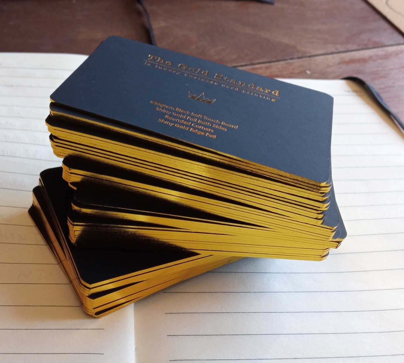 black and gold foil business cards 3