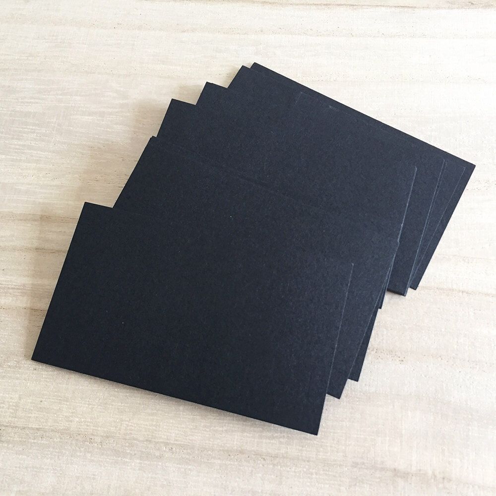 black blank business cards 2