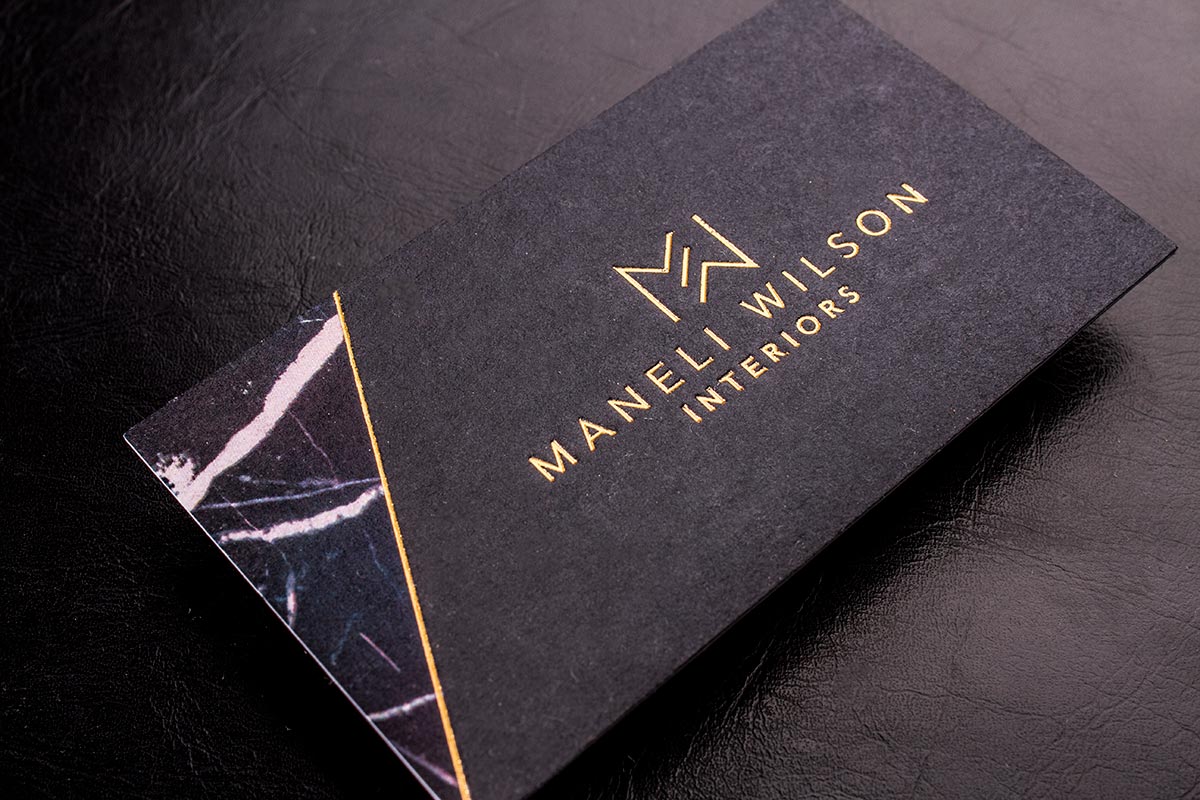 black business cards 2