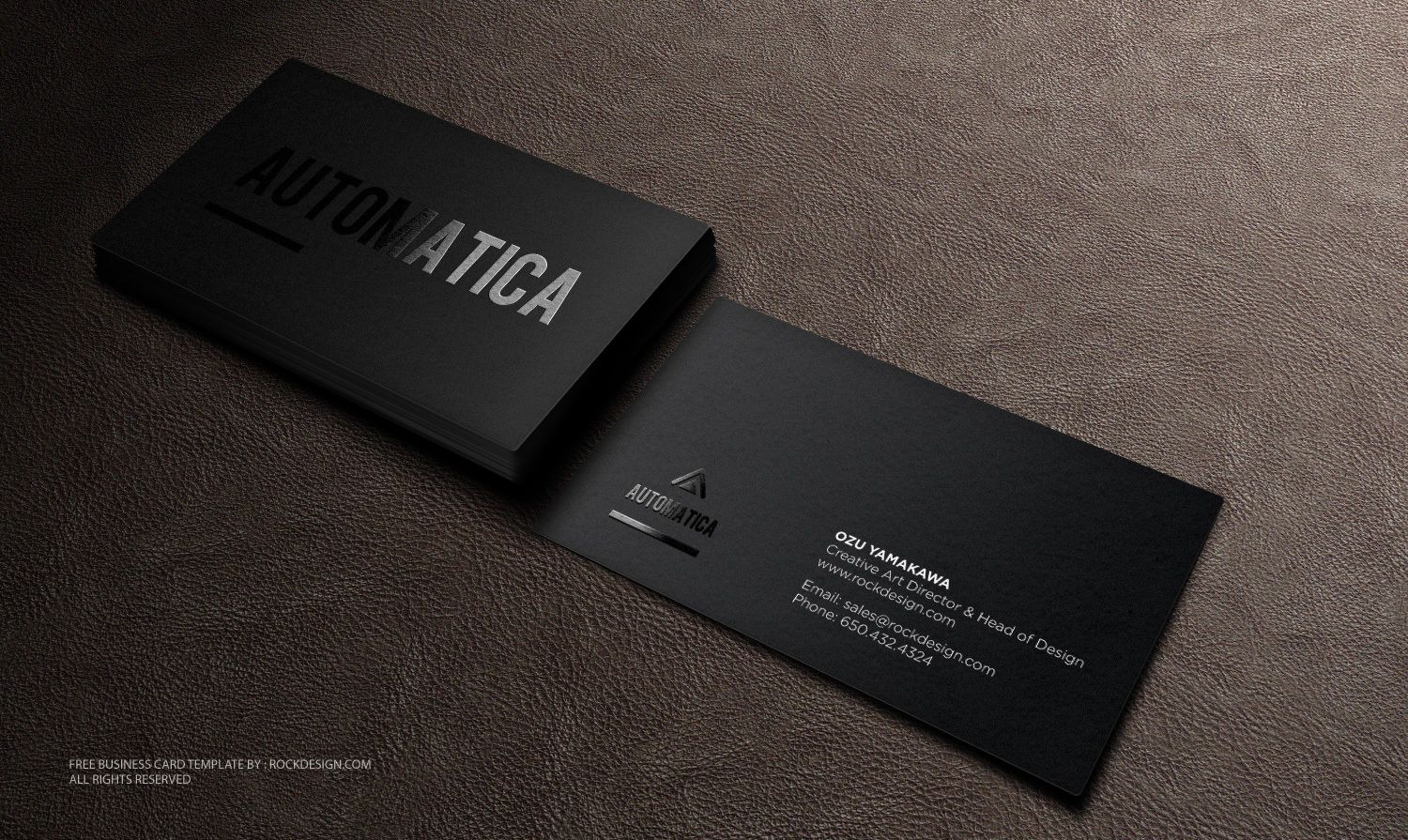 black business cards templates 1