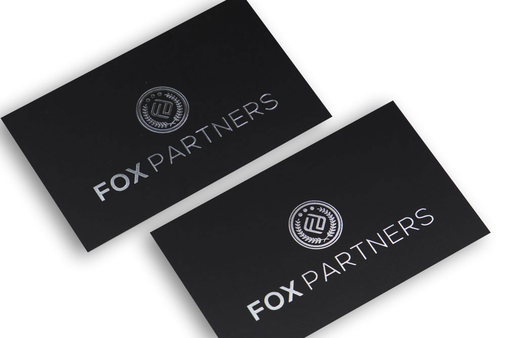 black business cards with silver foil 2