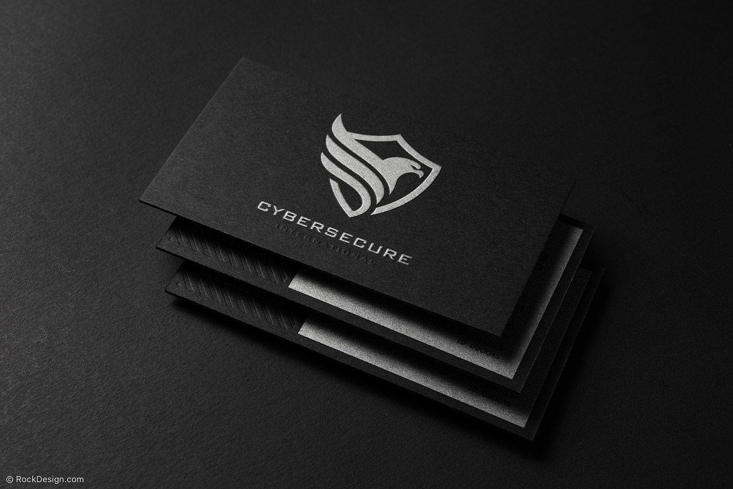 black cardstock business cards 2