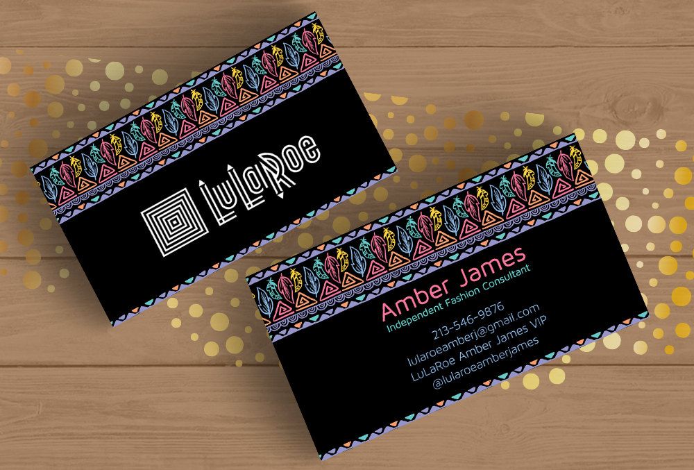 black lularoe business cards 1