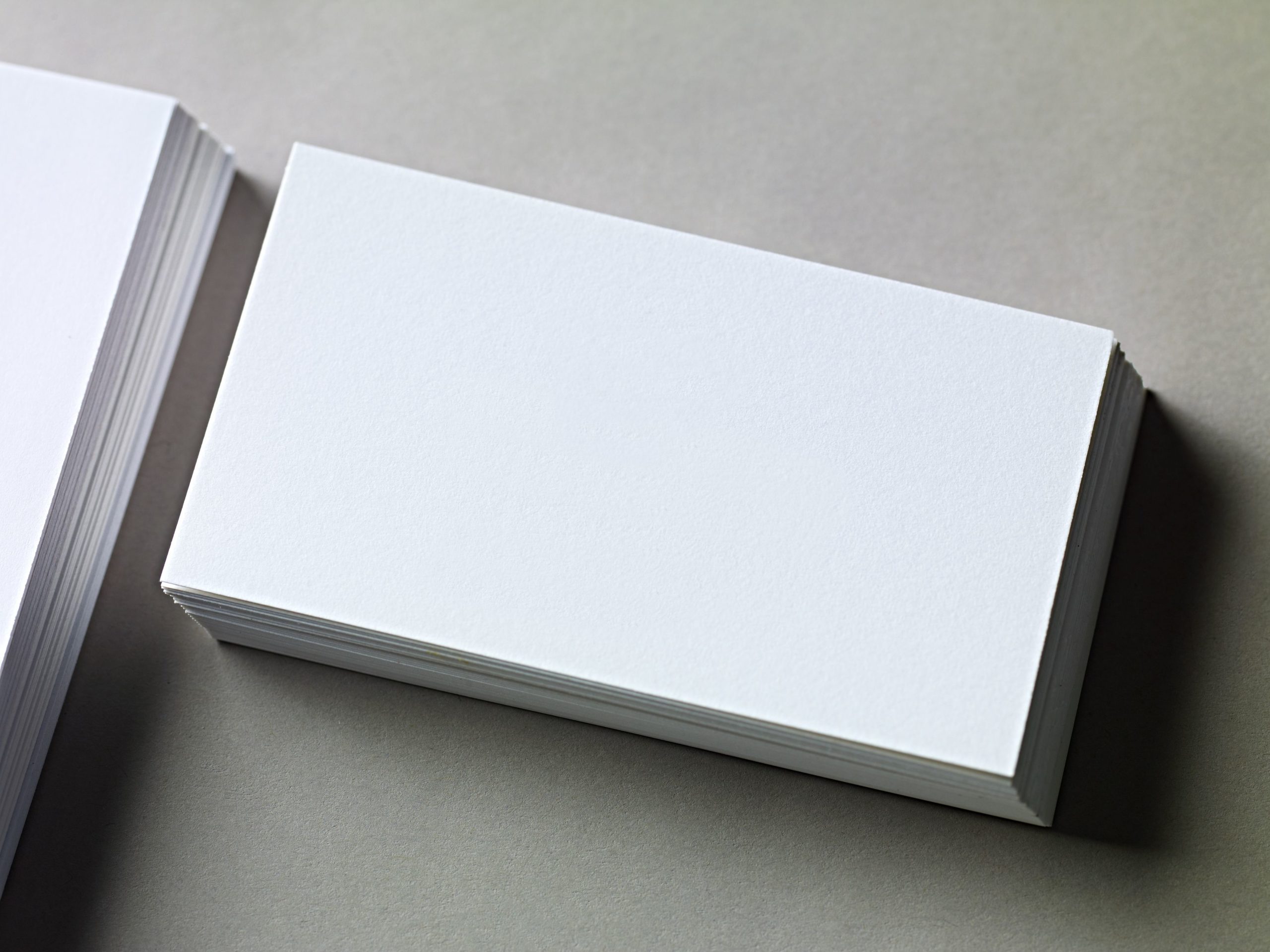 blank coloured business cards 1