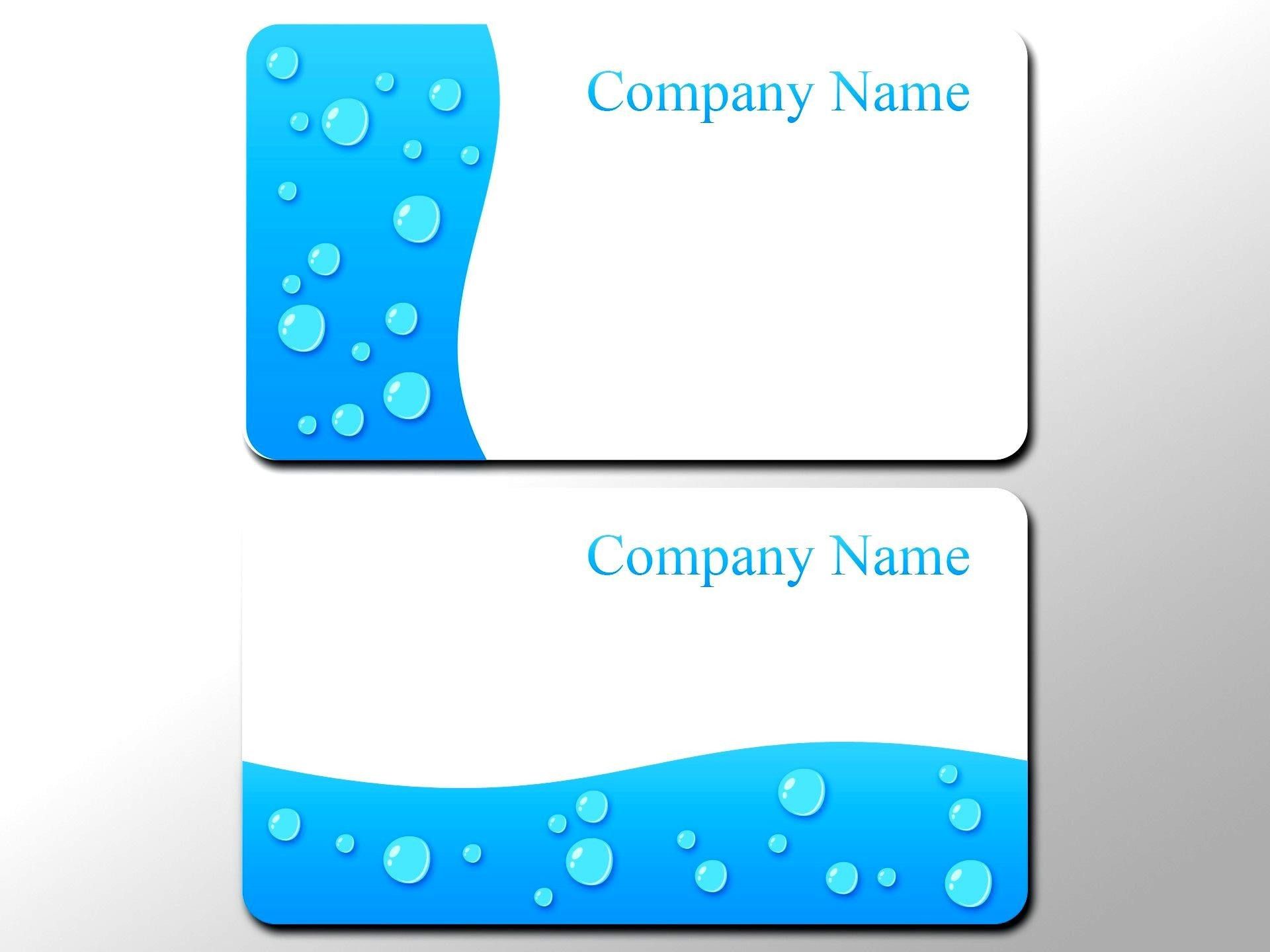 blank coloured business cards 3