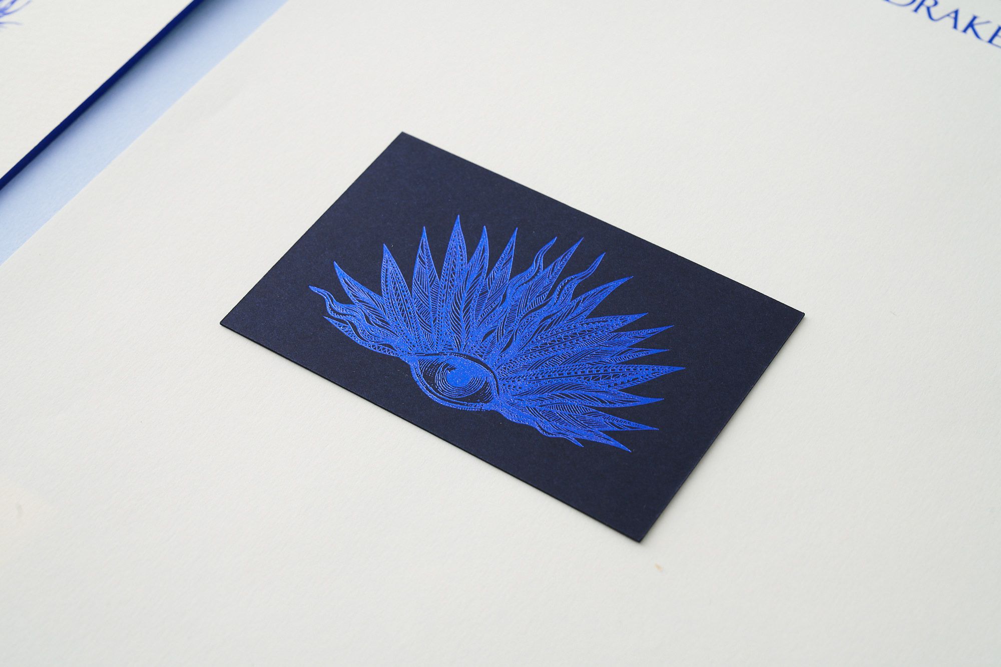 blue foil business cards 5