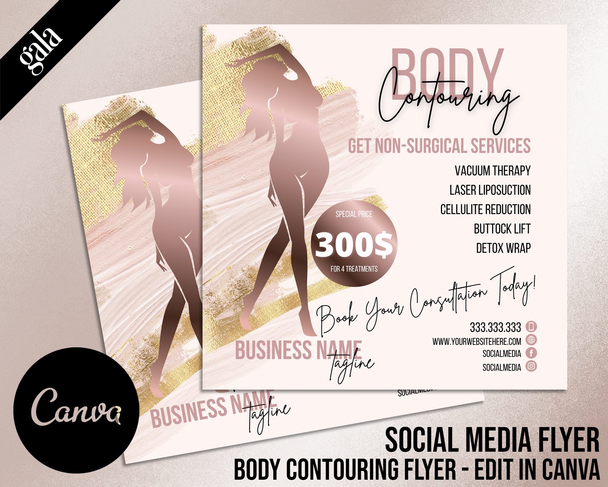 body contouring business cards 3