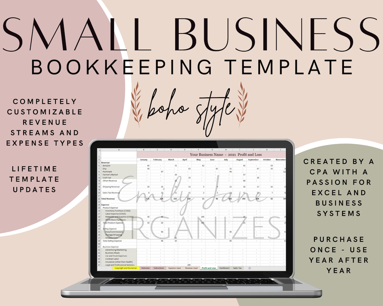 bookkeeping business cards examples 1