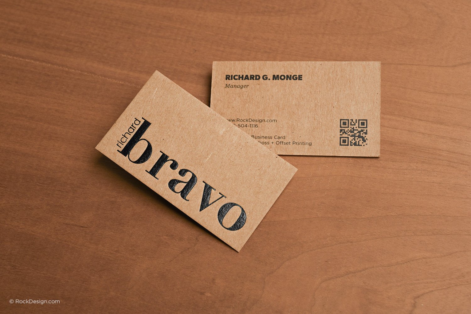 brown business cards 1