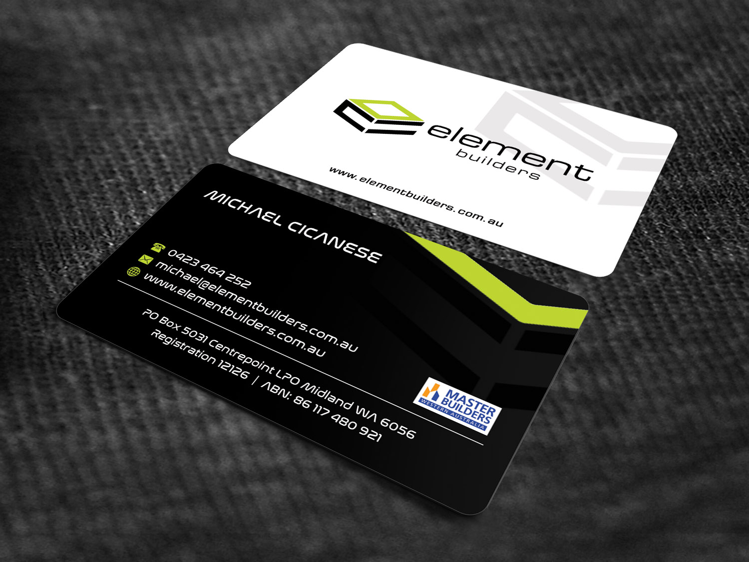 builders business cards 1