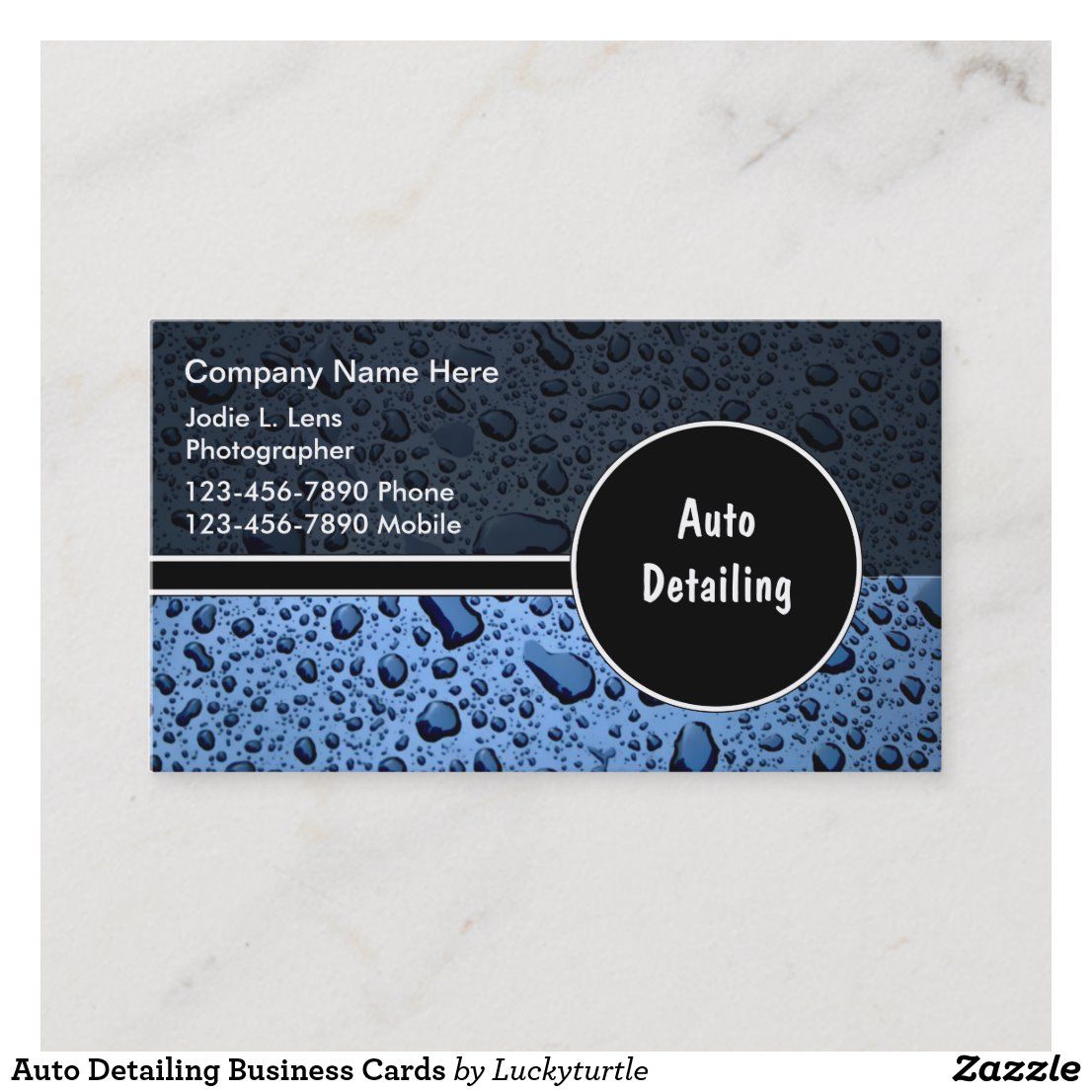 business cards auto detailing 1