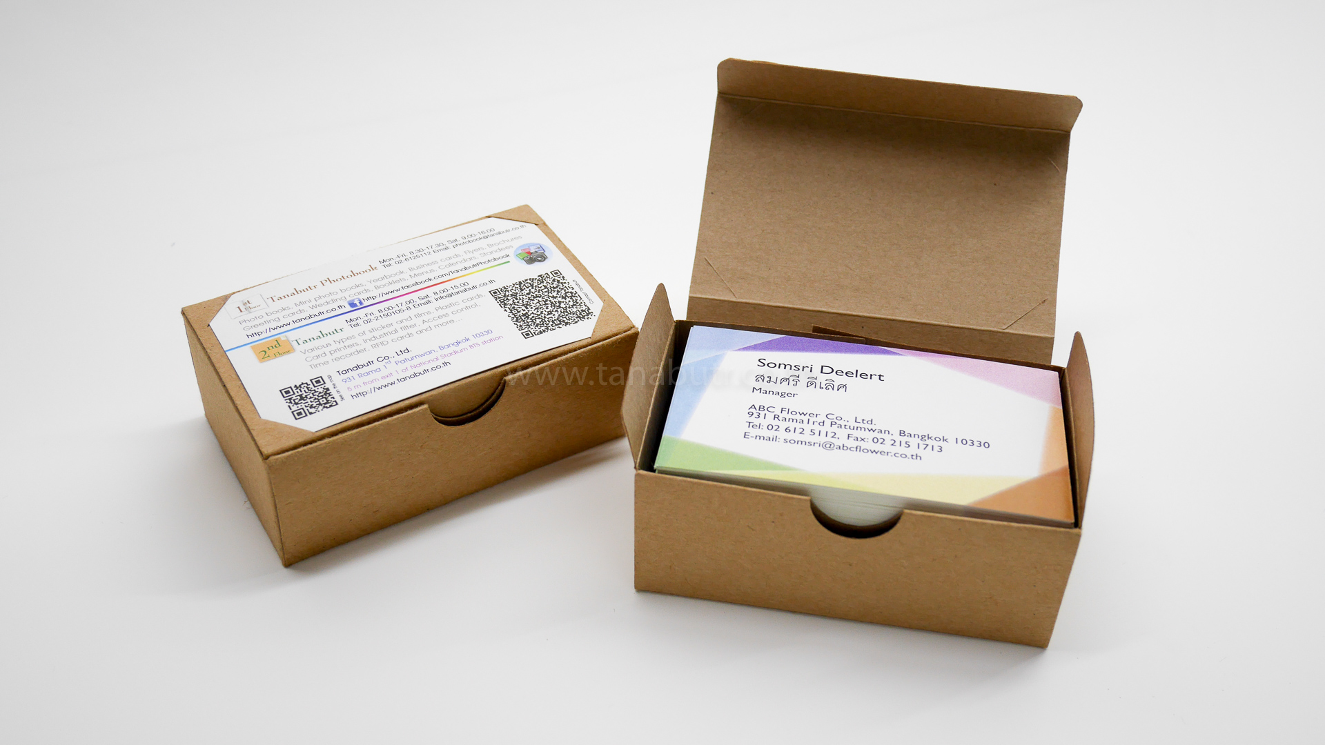 business cards boxes plastic 2
