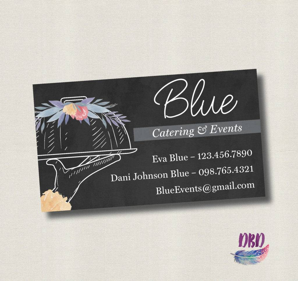 business cards catering 1