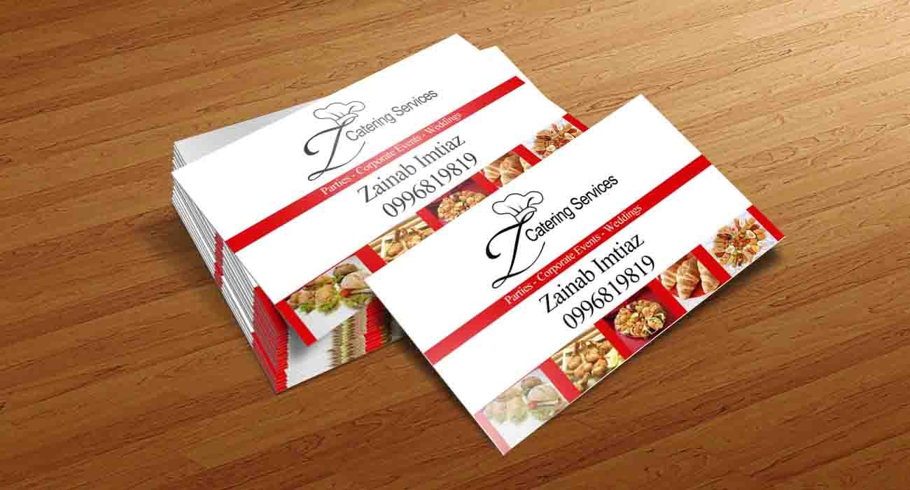 business cards catering 4
