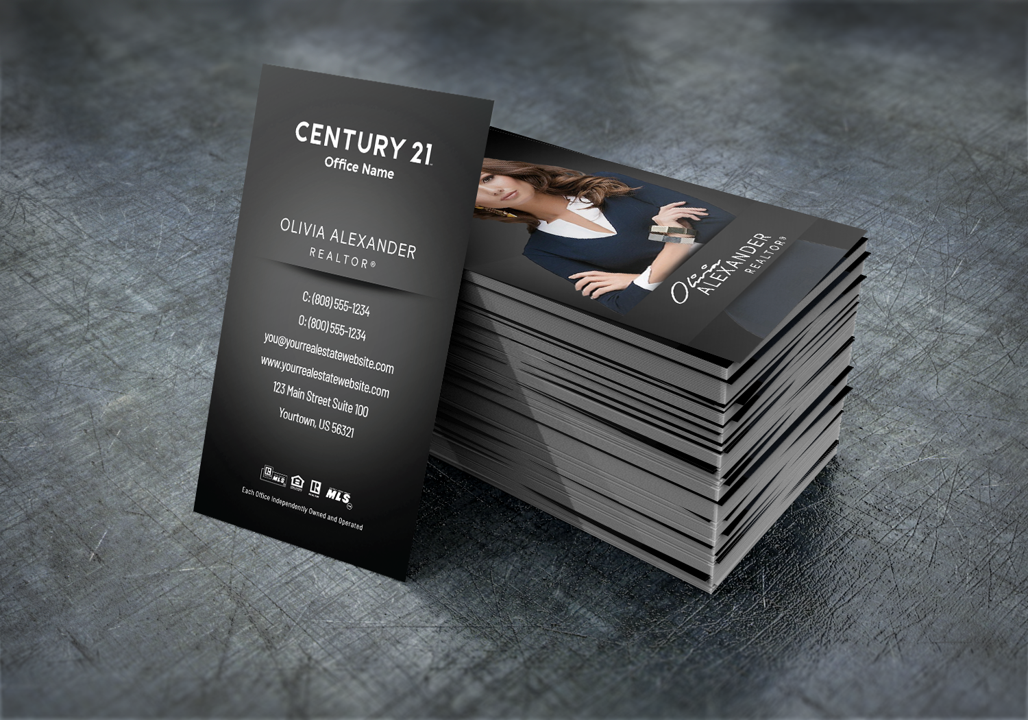 business cards century 21 3